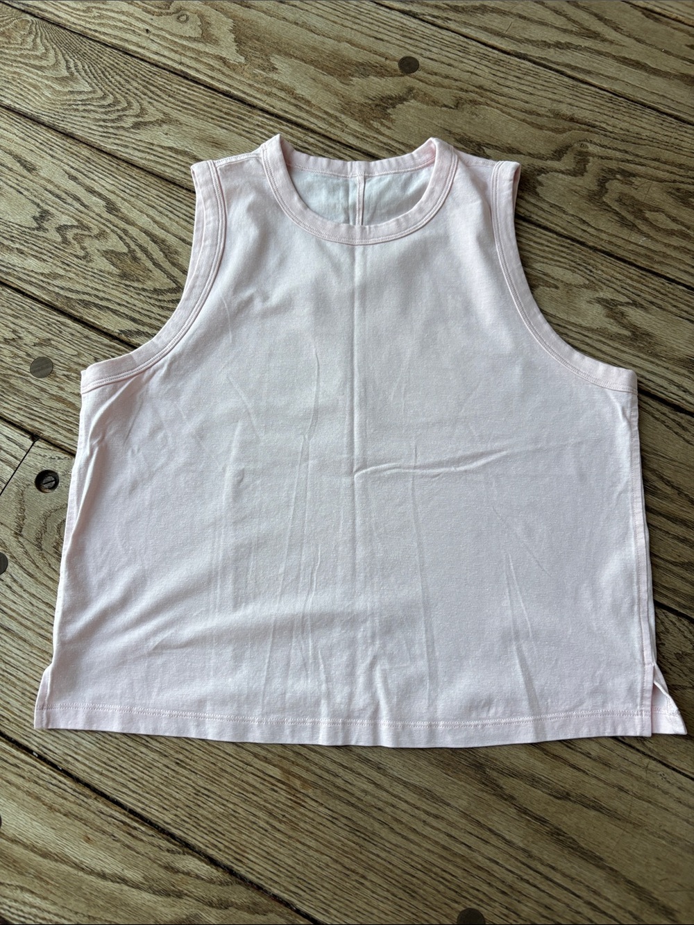 lululemon athletica Pale Pink Crop Tank